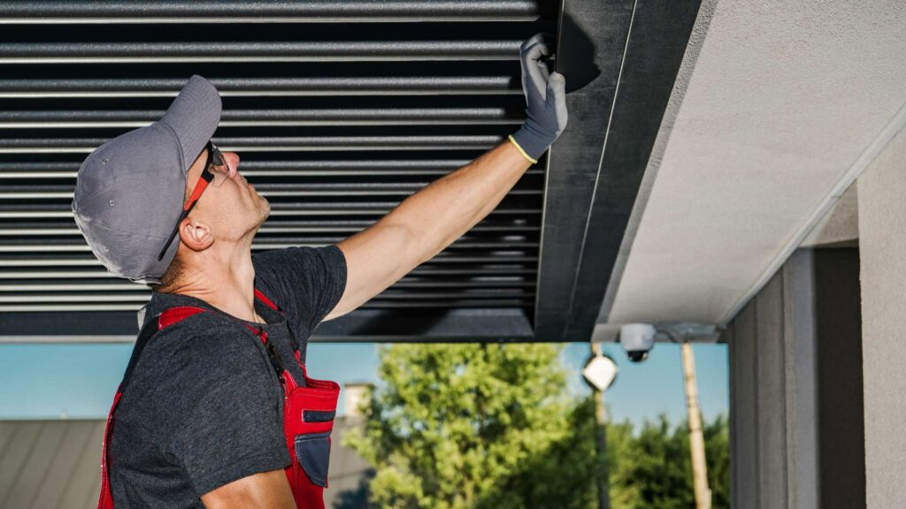 L'installation d'une pergola bioclimatique 