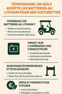 batterie lithium golf